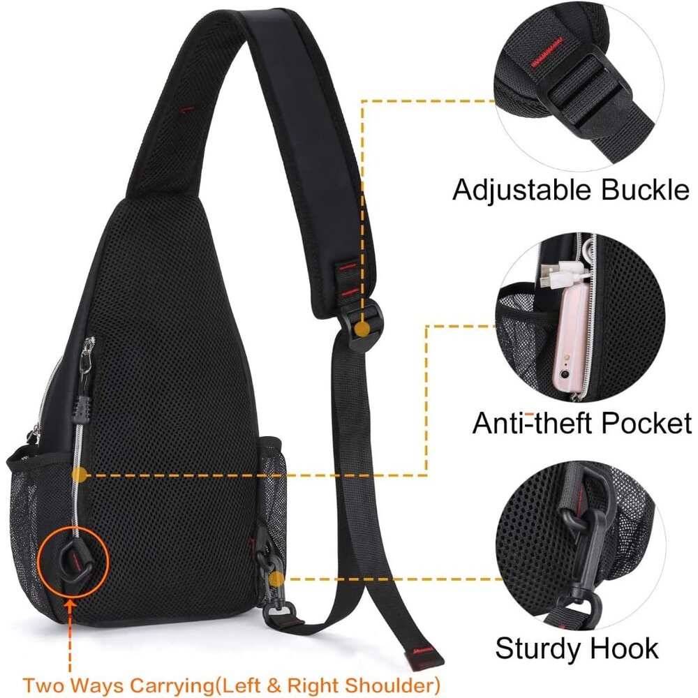 Mini Sling Backpack - Versatile Water-Resistant D… - image 6